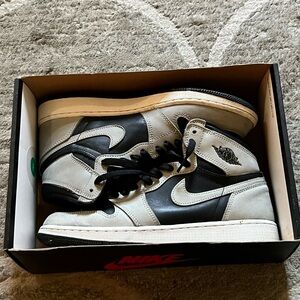 Nike Black and White High-Top Sneakers